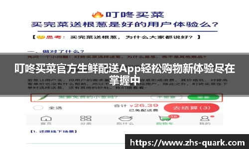 叮咚买菜官方生鲜配送App轻松购物新体验尽在掌握中